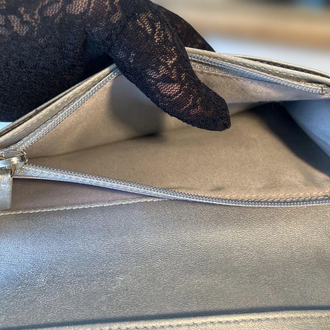 ［正規品］美品　CHANEL カメリア　長財布　　シリアルシール付き