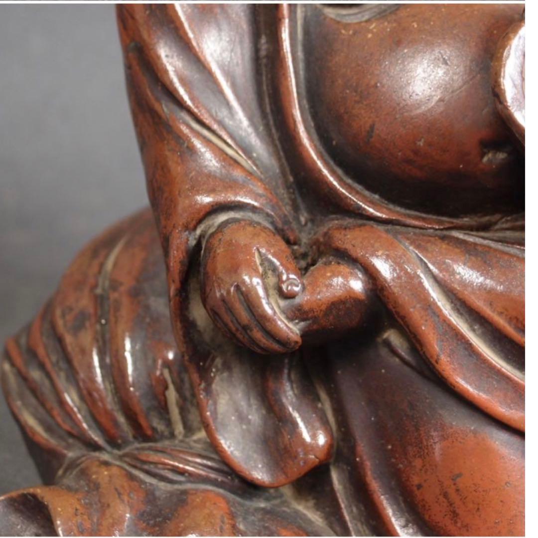 送料無料 値下げ中 江戸期古備前焼 伏香炉/置物