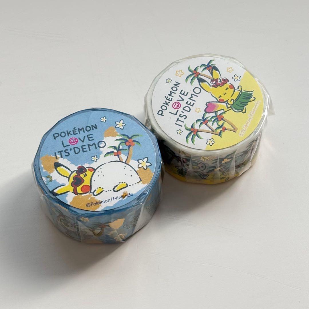 イッツデモ ポケモン マスキングテープ 箔押し マステ コラボ なみのり