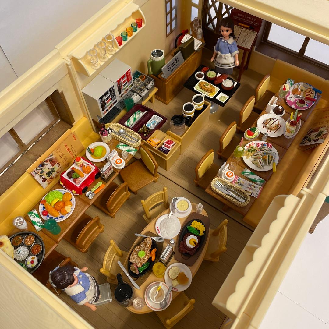 レア シルバニアファミリー 森のキッチン 昭和 レトロ 喫茶店