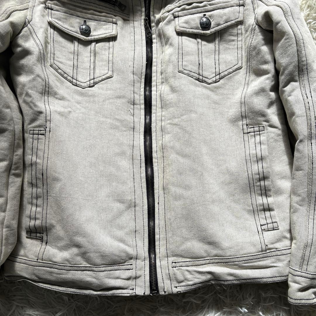 In the attic - y2k fur jacket 平成 お兄 ホワイト - メルカリ