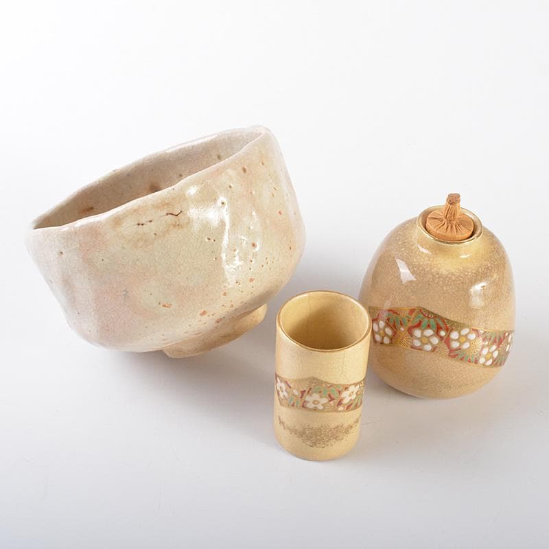 茶道具　漆塗　茶箱　茶碗　振出　棗など　六点　一式　V　R6511