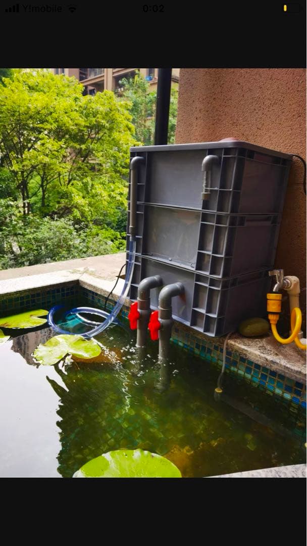 45wポンプ付き池フィルター万能濾過装置 池フィルター最高濾過装置大