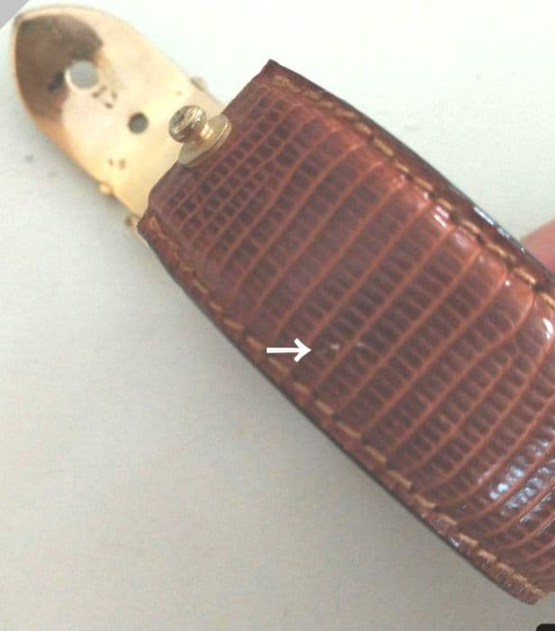 ☆グッチ☆茶型押しバングル