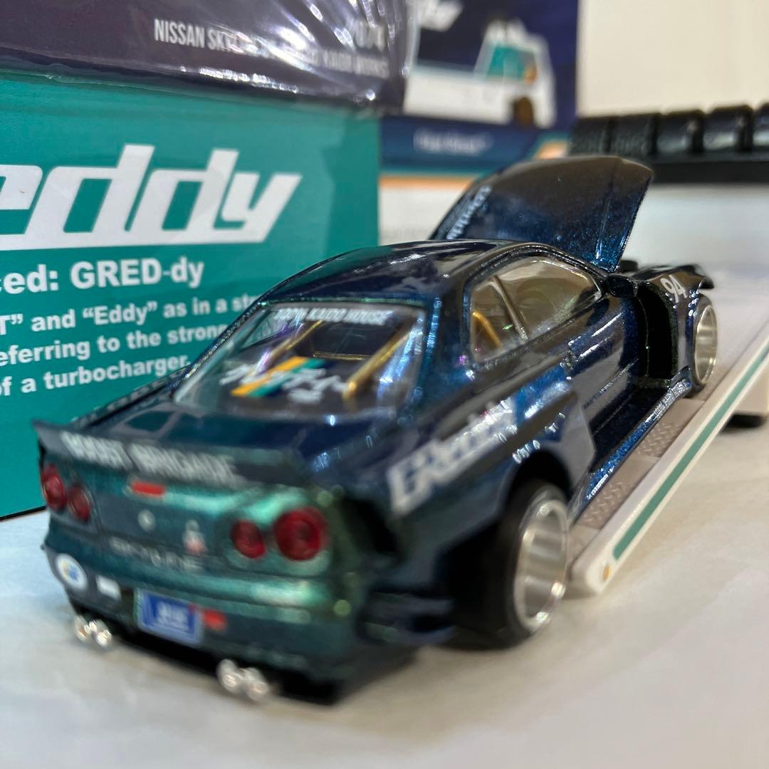 MINI GT☆街道ハウス／ホットウィール ⭐️グレッティ日産34R／積載車✨