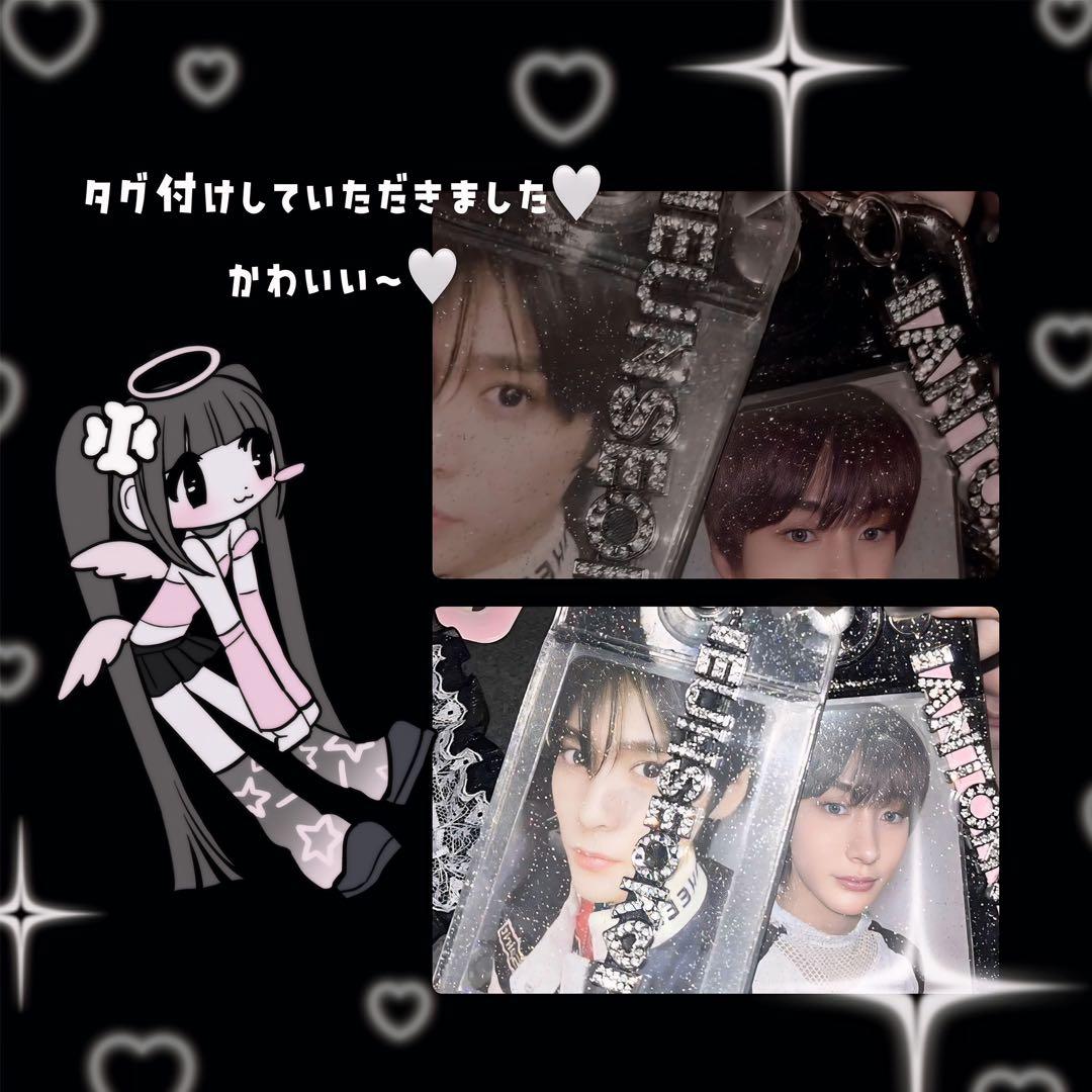 オーダーページ　ネームタグ　ネームキーホルダー　アルファベット　enhypen