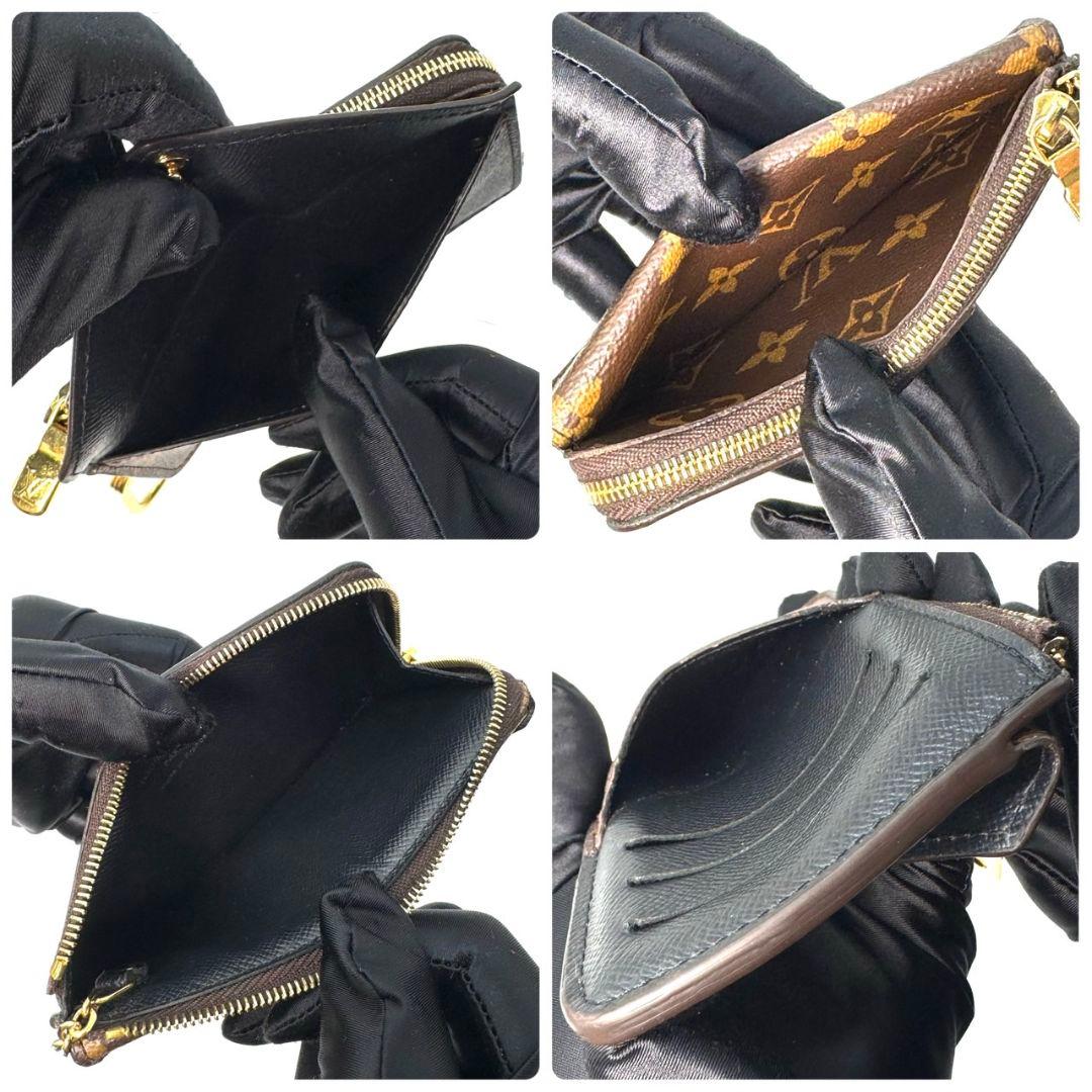 超極美品 ルイヴィトン モノグラム ポルトカルト レクト ヴェルソ 小銭 財布