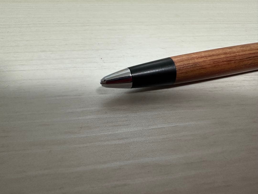 野原工芸 木のシャープペンシル 限定杢 チューリップウッド シルバー金具