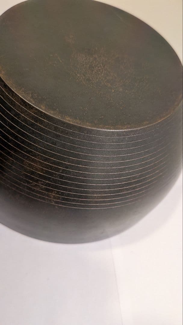 唐銅風炉師『福島宗秀』而妙斎好写 砂張筋建