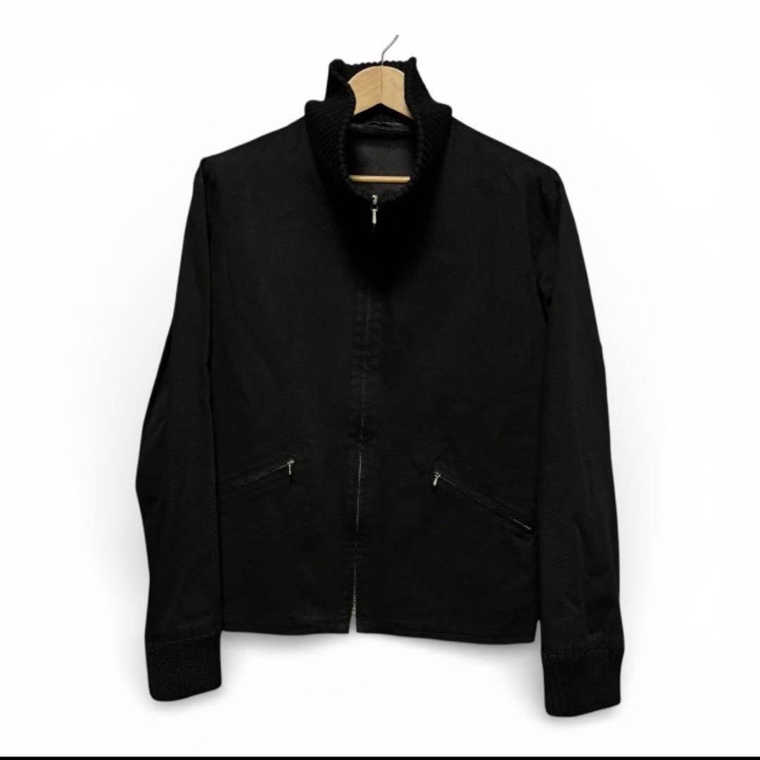 90'〜00's agnès b. 襟袖リブ コットンブルゾン フランス製