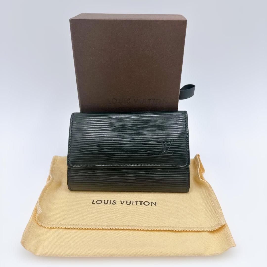 ルイヴィトン エピ ミュルティクレ6 キーケース 黒 箱袋付 - メルカリ