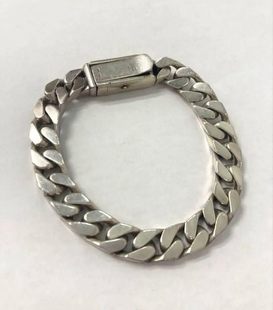 GUCCI 喜平ブレスレット silver925刻印 イタリア製 廃盤 リンク◇