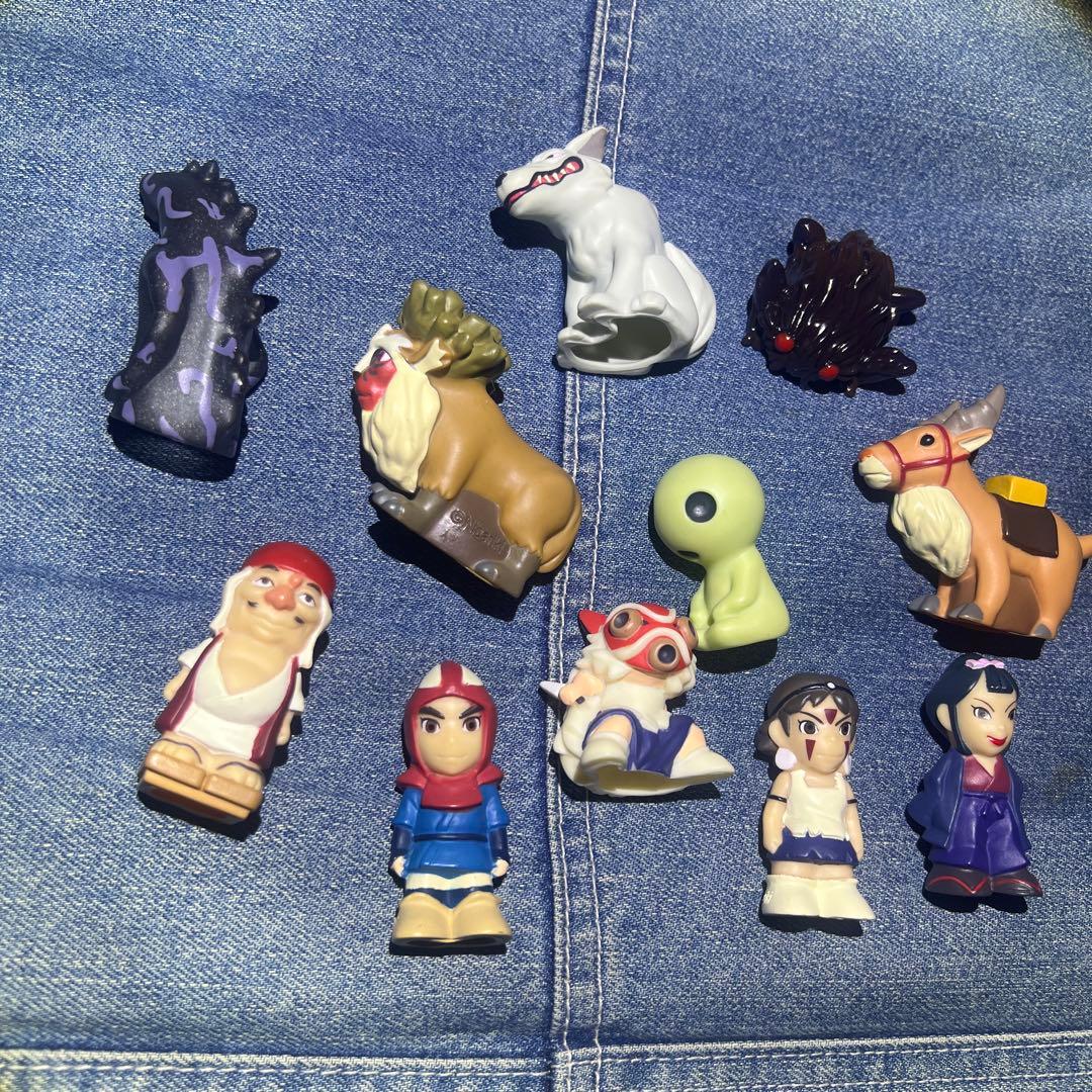 廃盤品 ジブリ指人形(もののけ姫11点セット) - メルカリ