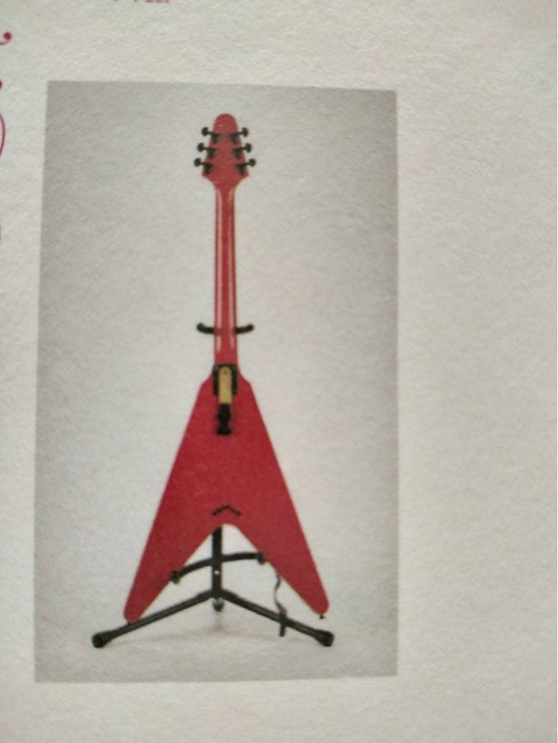 限定1点/赤フライングV/hideさん機材紹介登場機の再現品