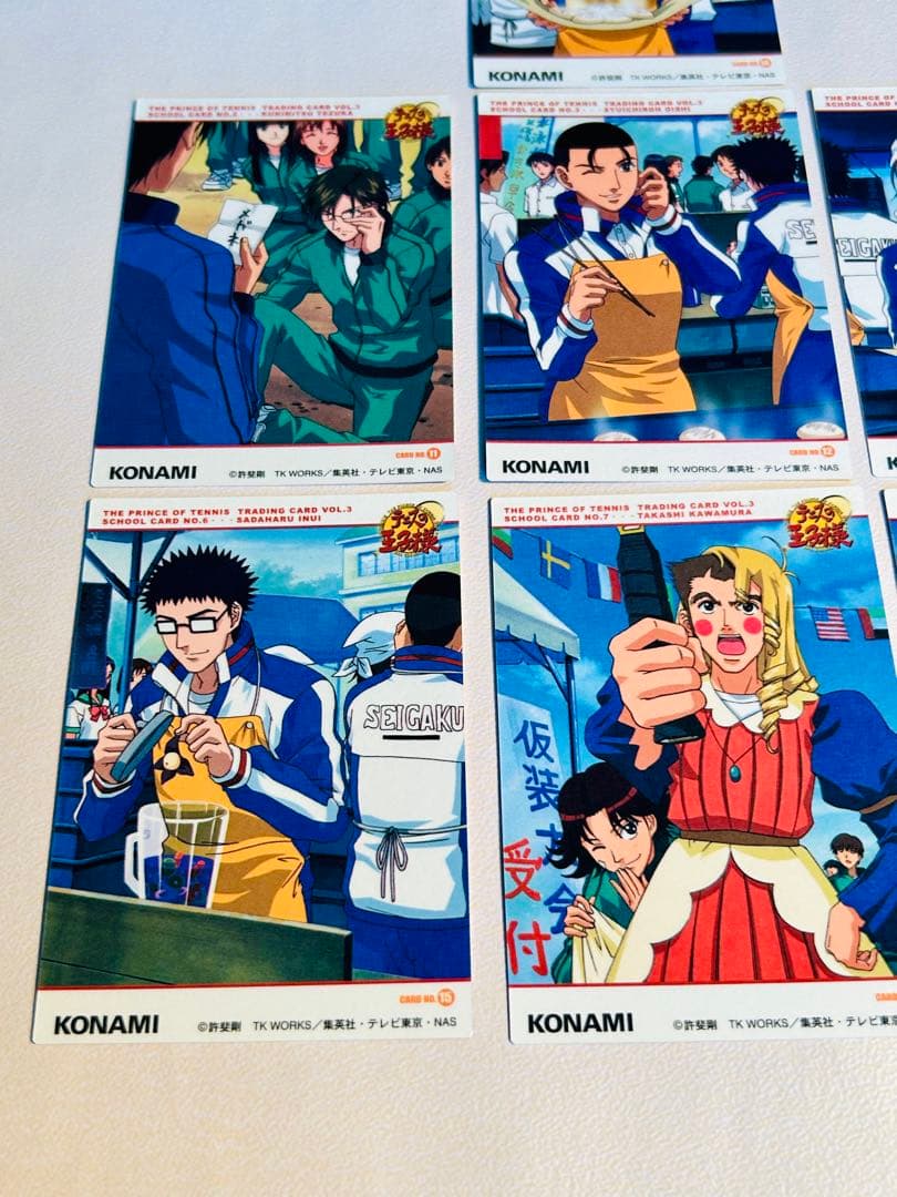 テニスの王子様 トレーディングカード スクールカード 7枚セット