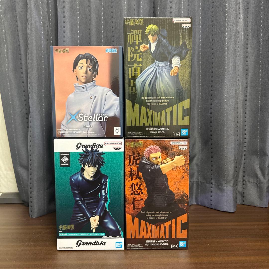 新品未開封】呪術廻戦フィギュア まとめ売り 4体セット - メルカリ