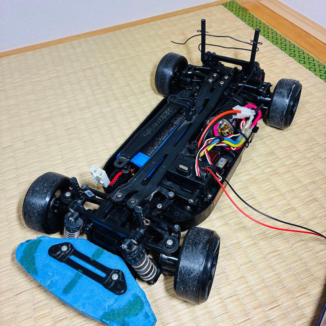 このまま使用可】ラジコン ドリフト R32 スカイライン シャーシ フルセット