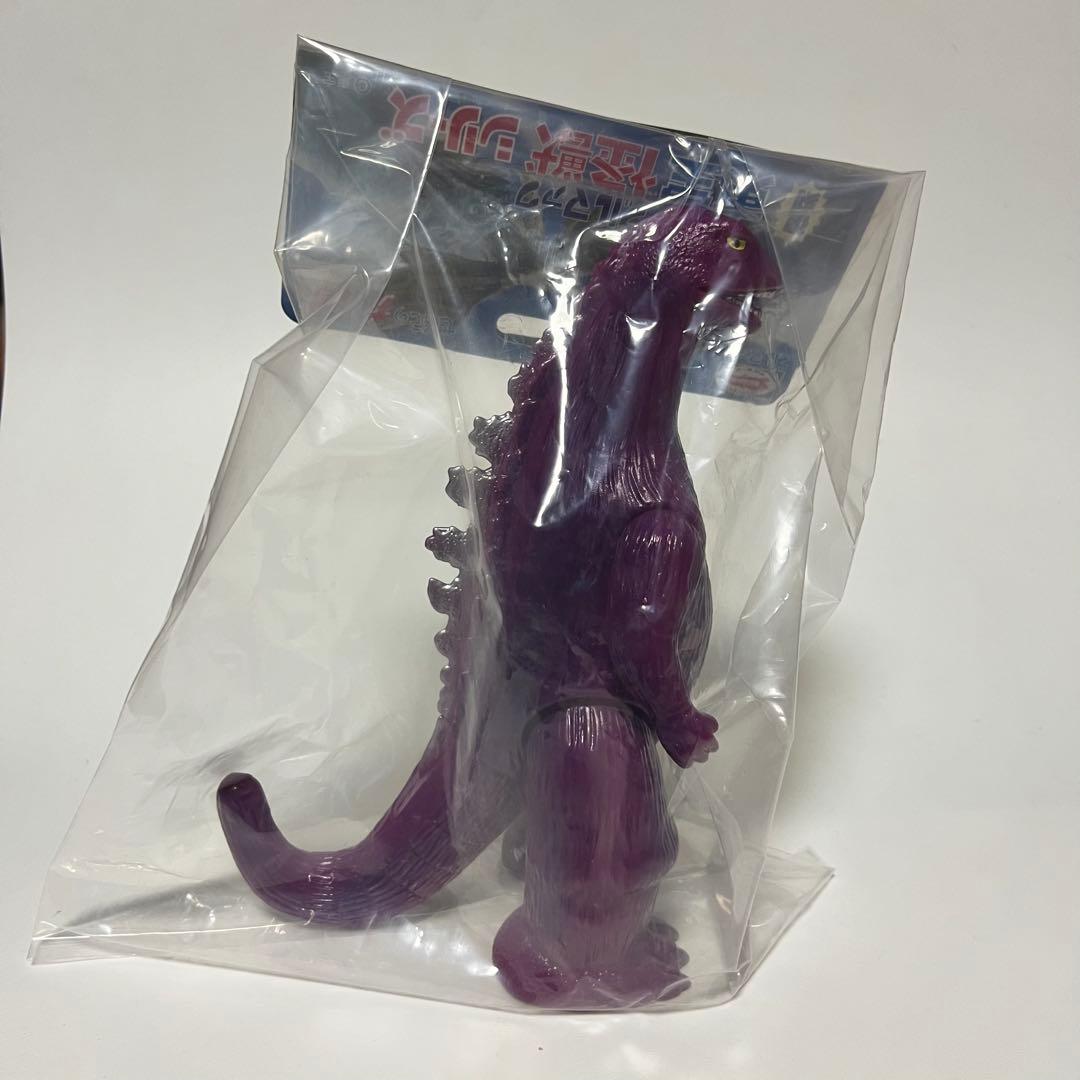 ブルマァク ゴジラ プラモデル版 ソフビ フィギュア 紫