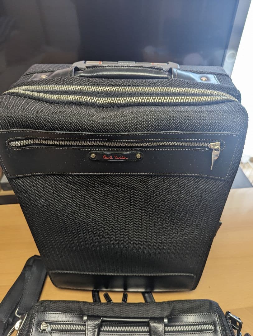 Paul Smith ヘリンボーン キャリーケース ビジネスバック ACE社製