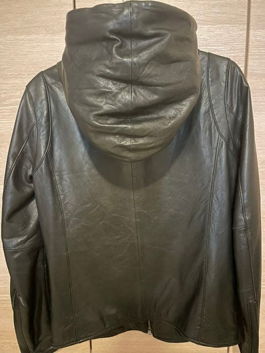 DOMENICO+SAVIO 亀梨着用 44 レザージャケット フーディー - メルカリ