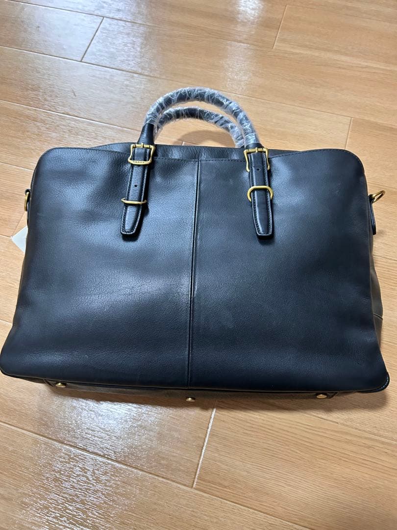 未使用　fetia ブリーフケース ライロア ブラック　本革レザー【廃盤品】