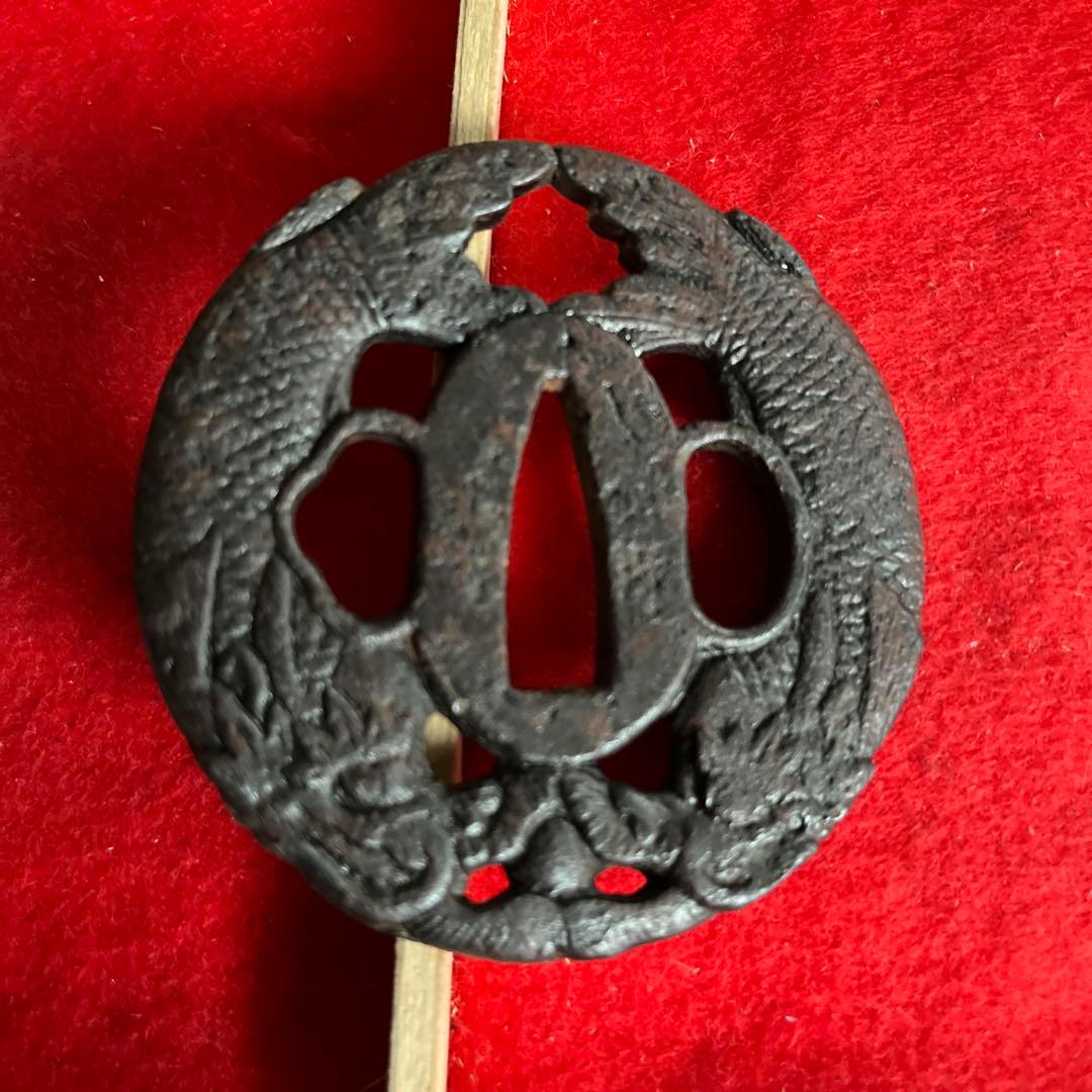 鯱鉾図の透かし鉄鍔 - メルカリ