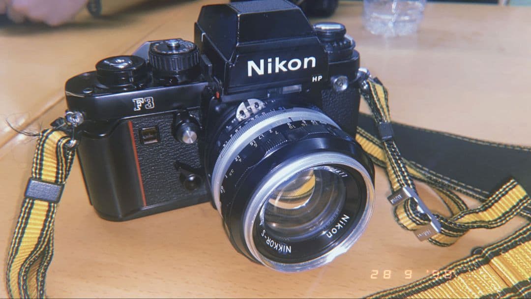 希少 値下可 Nikon F3 HP 単焦点 フィルム ストラップ 三脚付き 値下げ