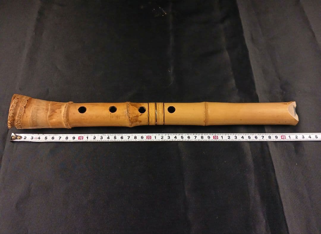 Y3110-8 琴古流 尺八 月童 銀三線 全長42.3㎝ 竹製 - メルカリ