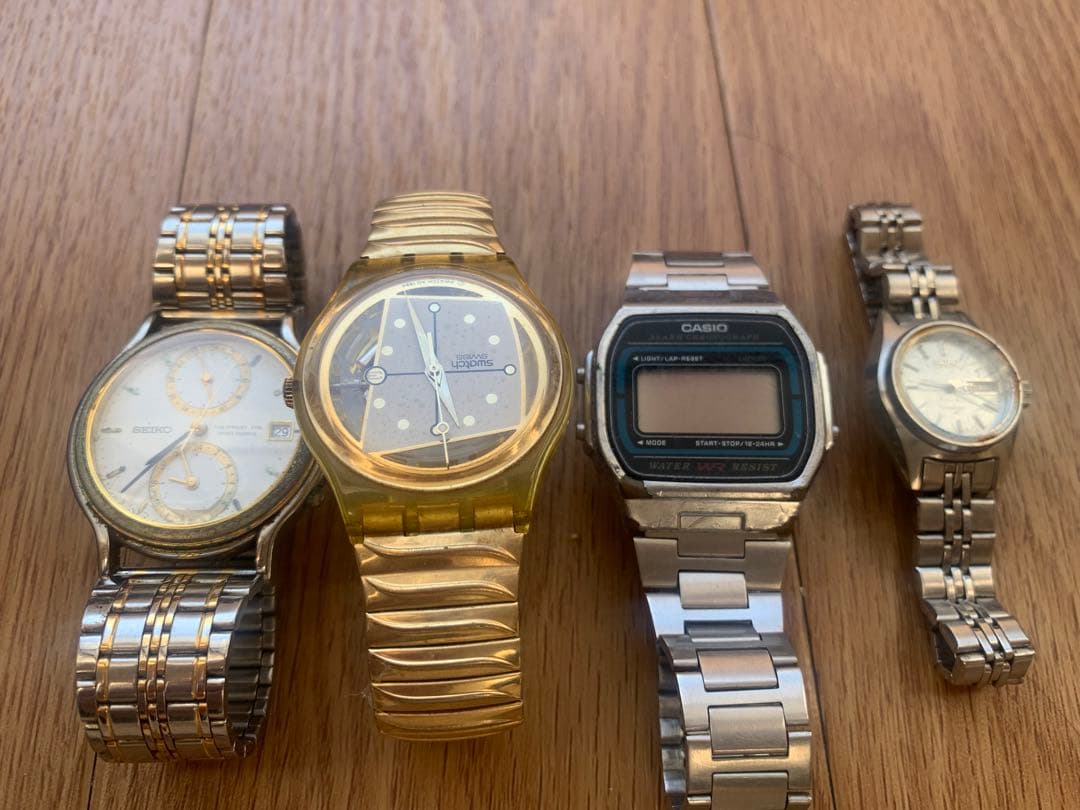 SEIKO CITIZEN CASIO ジャンク腕時計8点セット　値下げOK