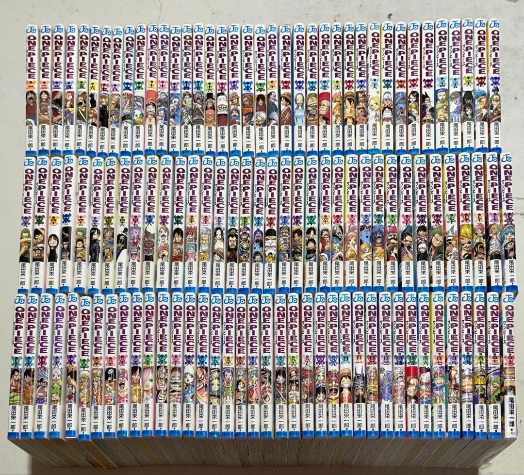 ONE PIECE ワンピース 最新刊全巻 1～112巻セット+大量おまけ付き！