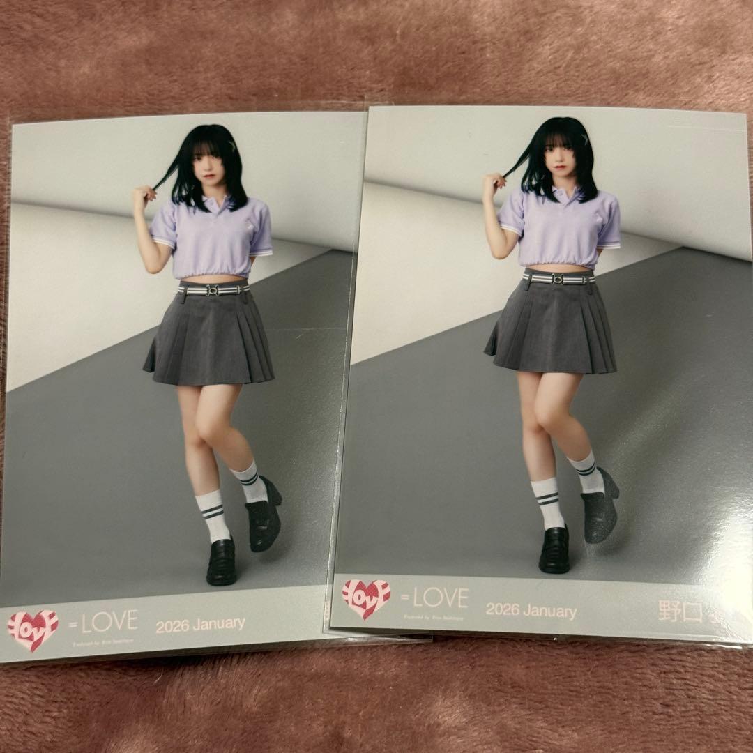 LOVE イコラブ 生写真 ポロシャツ ヒキ 野口衣織 - メルカリ