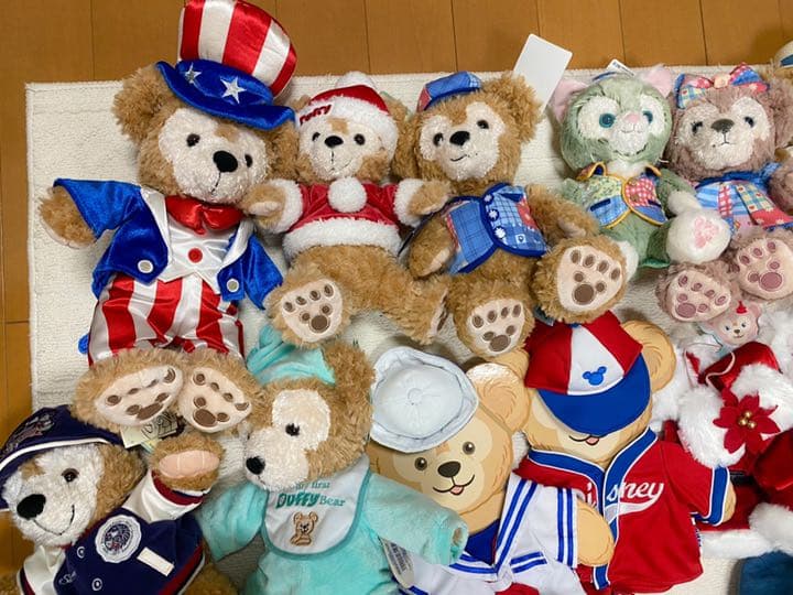 値下【まとめ売】ダッフィー シェリーメイ ジェラトーニ ぬいぐるみ