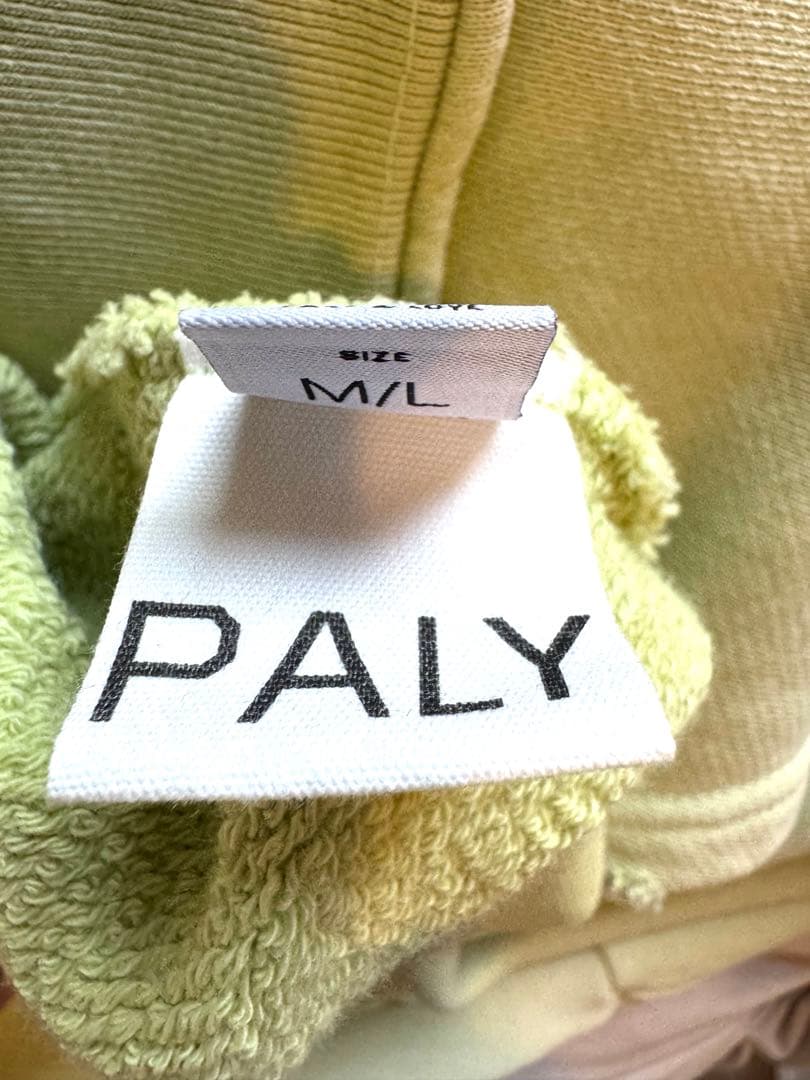 パリーハリウッド 25AW ペイント ワッペン プルオーバーパーカーメンズM/L