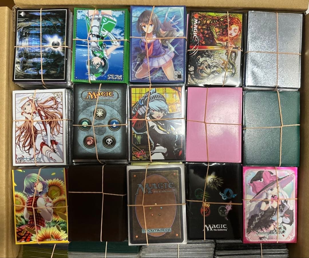 ① マジックザギャザリング スリーブ付 約20kg 大量 未仕分け 引退品の