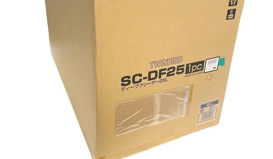 未使用○ツインバード○ ポータブル冷凍冷蔵庫 DEEP FREEZER 25L