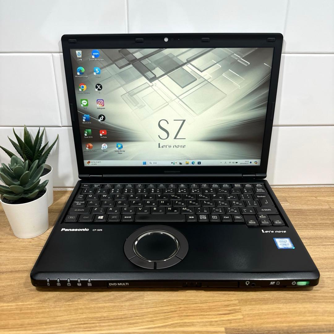 希少品】レッツノートジェットブラックcfsz6☘️7世代i7☘SSD256GB