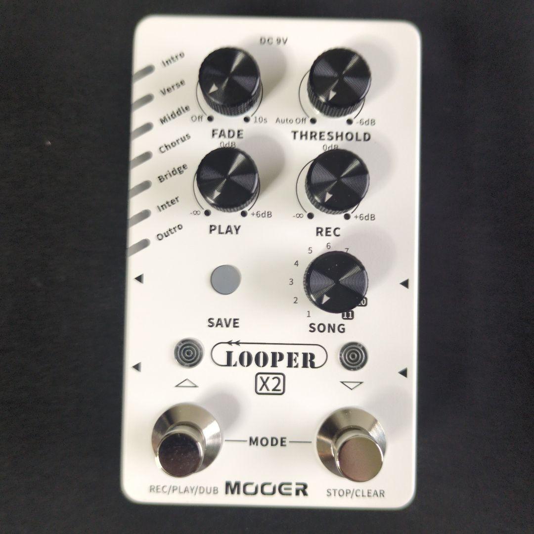 MOOER Looper X2 ステレオルーパー エフェクター 楽器・機材