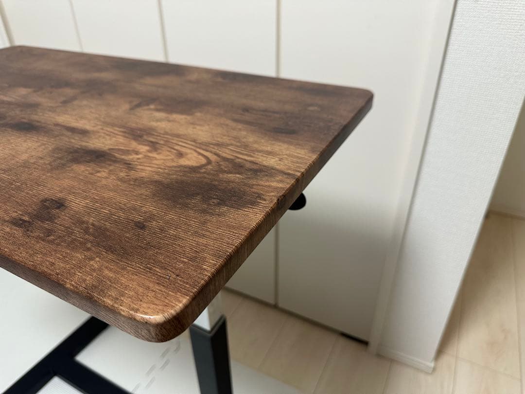 不二貿易 昇降式テーブル 幅70×奥行40×高さ55cm~75cmガス昇降