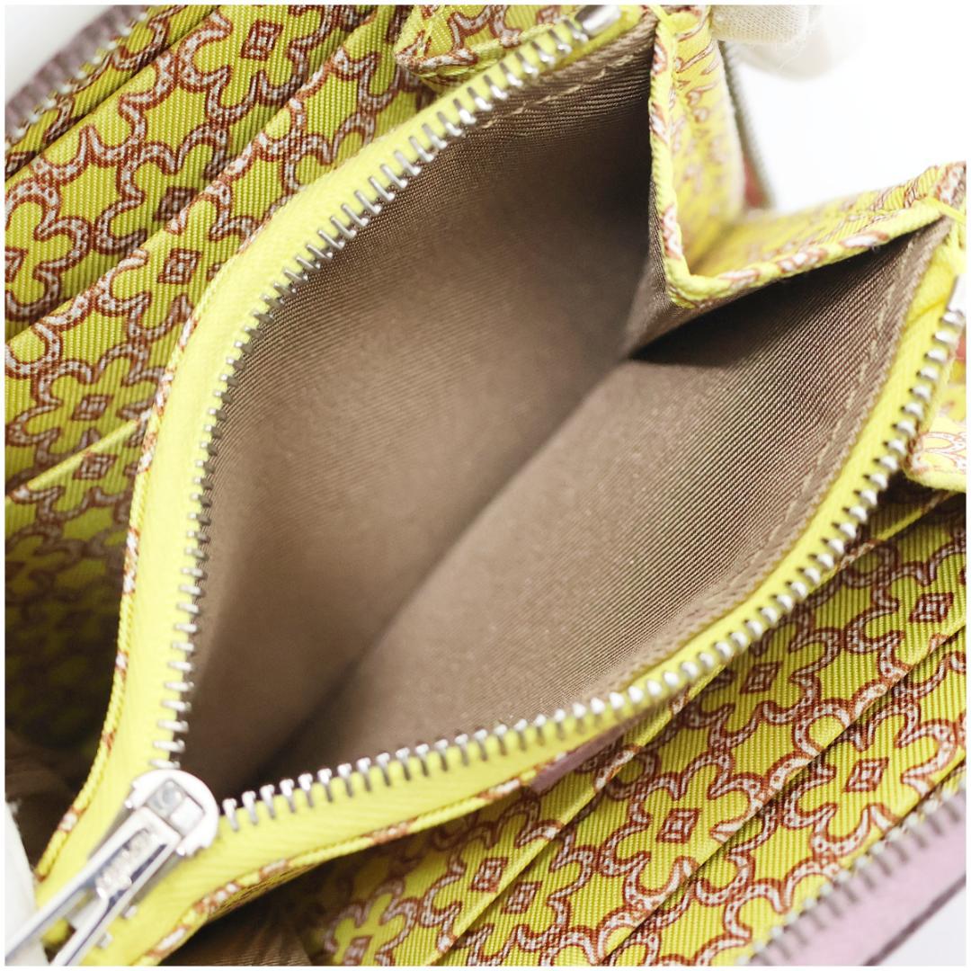 エルメス アザップ コンパクト シルクイン ヴォーエプソン ピンク系 Z刻印