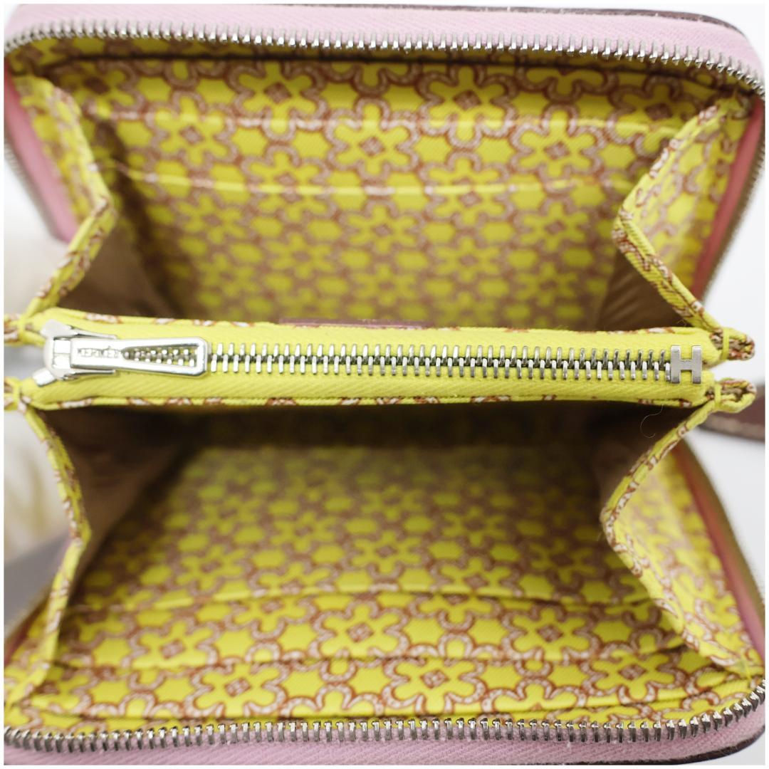 エルメス アザップ コンパクト シルクイン ヴォーエプソン ピンク系 Z刻印