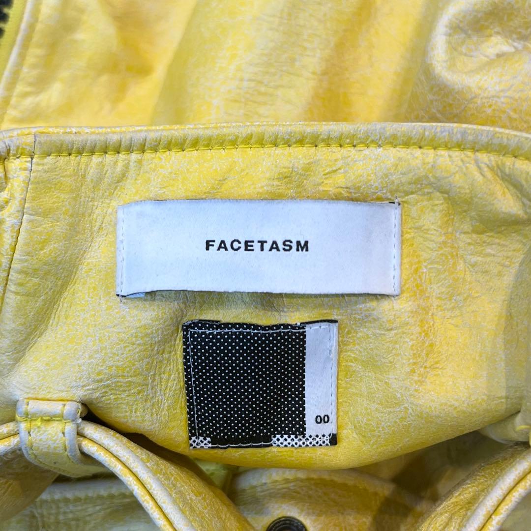 FACETASM 17SS レザースカート　ライダーススカート