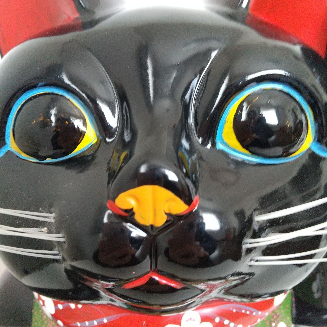 常滑焼 開運 招き猫 置物 貯金箱 見映えする大きな33cm