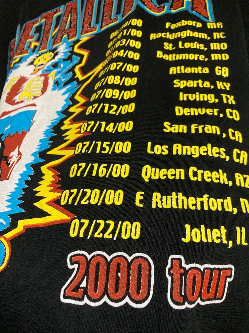 希少◎METALLICA PUSHEAD 2000 Tシャツ ブート XL