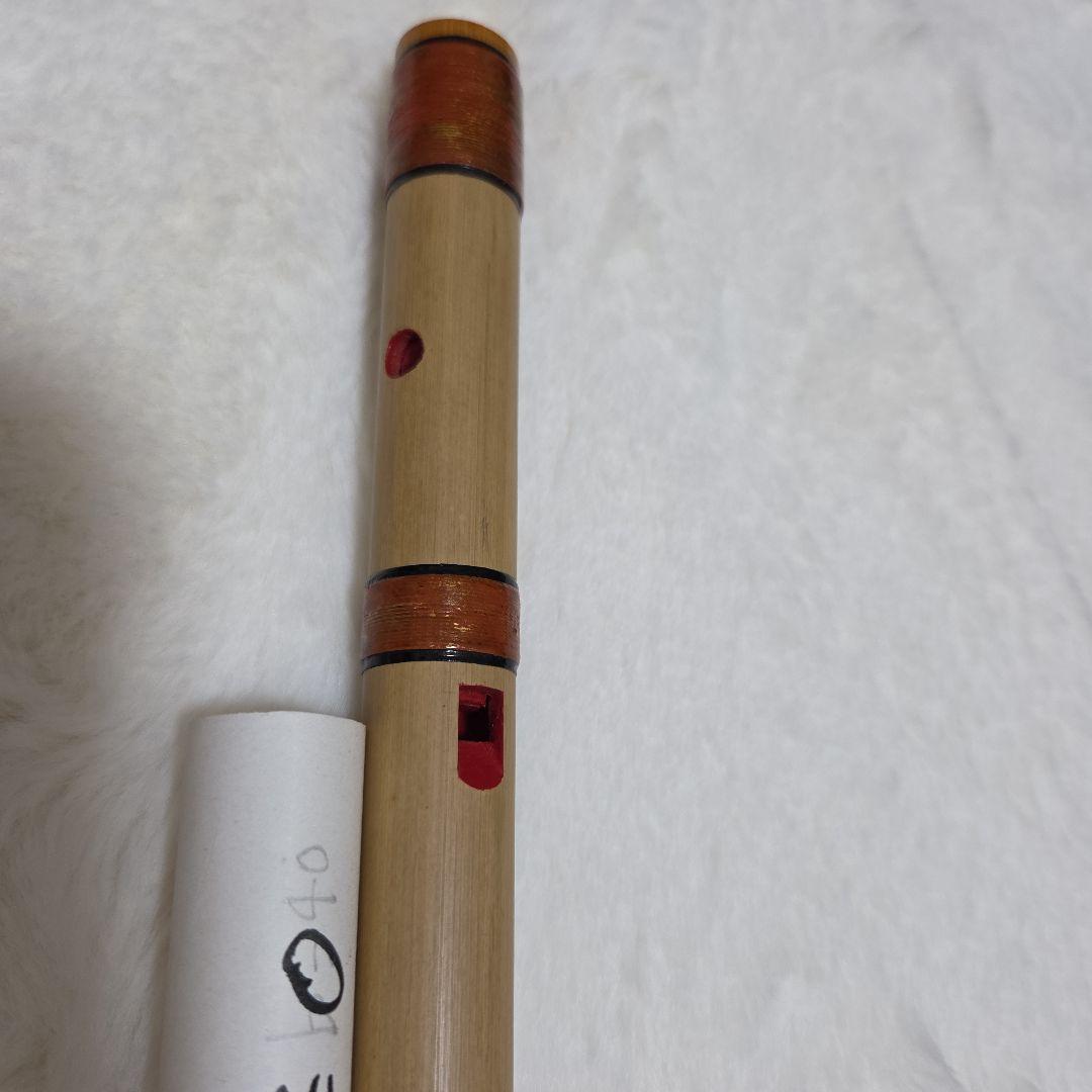 石見神楽を奏でる篠笛 父の手作り 竹製 篠笛 6穴 ナチュラルカラー 和