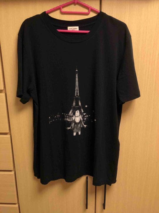 正規 19SS Saint Laurent サンローラン エッフェル塔 Tシャツ