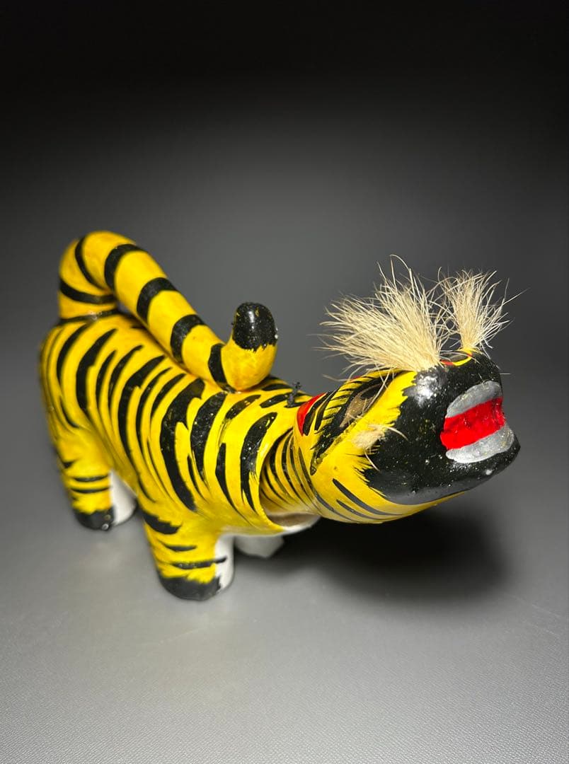 No.19 浜松張子 二橋加代 作 大型 虎 郷土玩具 首振り人形 共