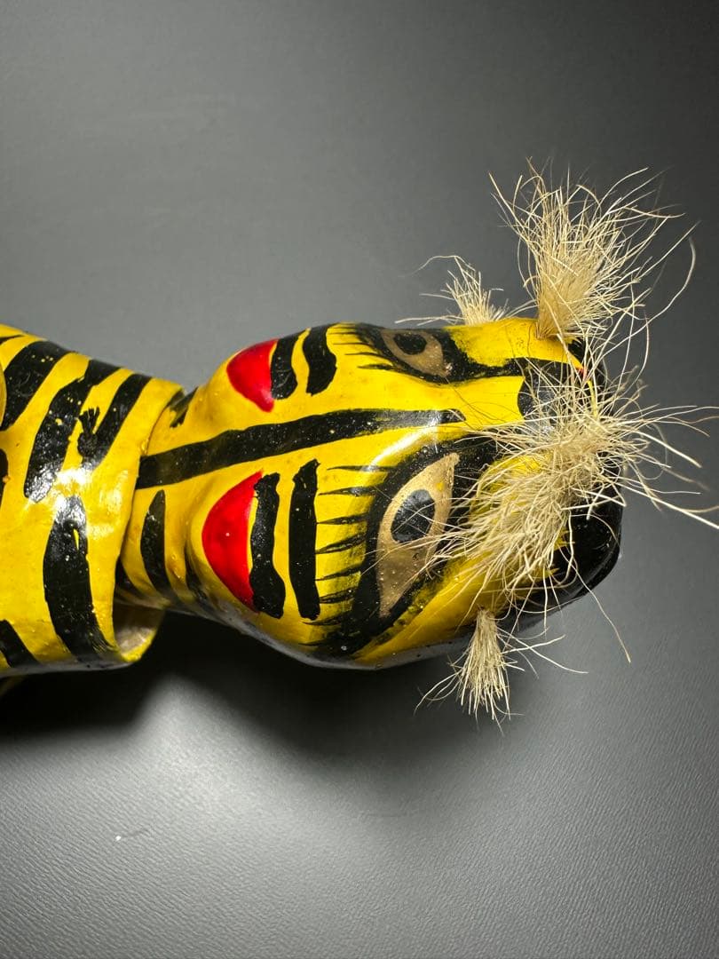 No 19 浜松張子 二橋加代 作 大型 虎 郷土玩具 首振り人形 共