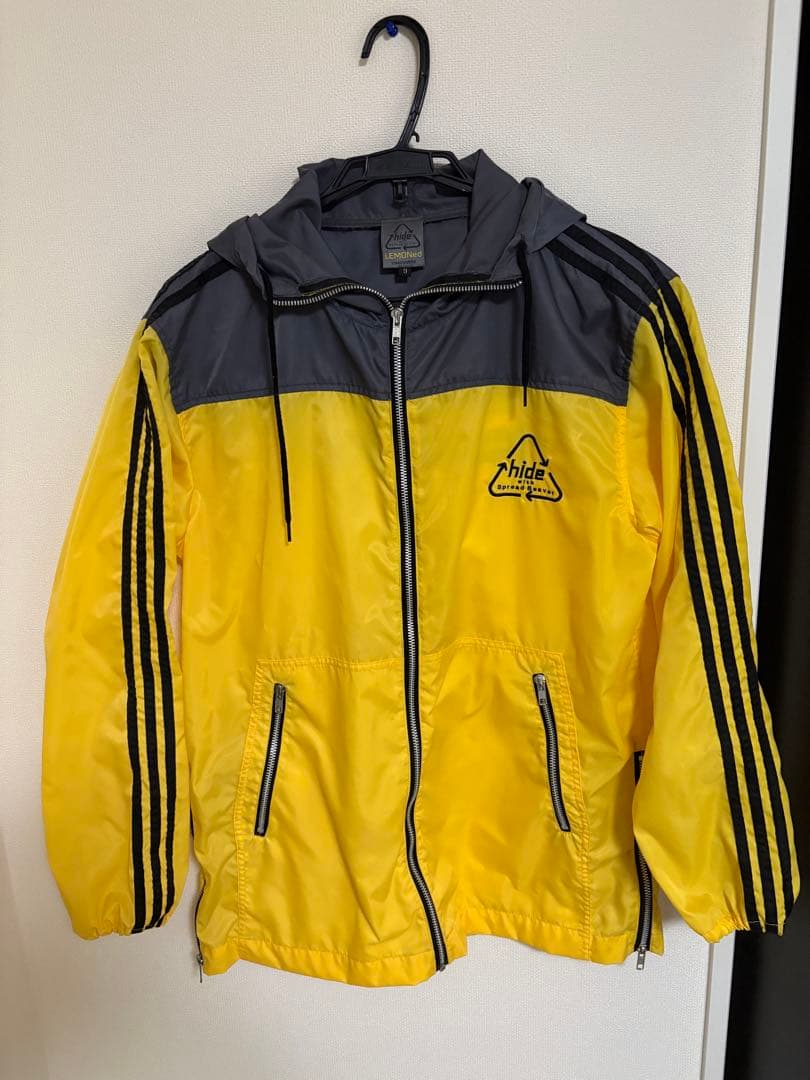 hideラインパーカー ブラック、イエロー hide刺繍 正規品