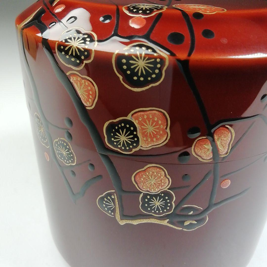 W79 棗 『紅梅』『雪吹棗』『田中一康 作』 共箱 茶道具 - メルカリ