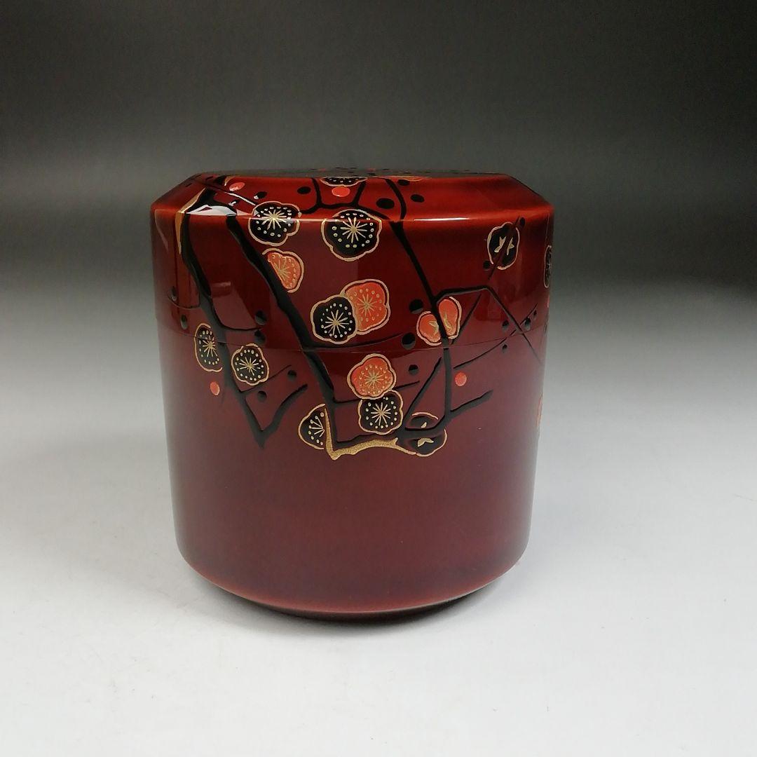 W79 棗 『紅梅』『雪吹棗』『田中一康 作』 共箱 茶道具 - メルカリ
